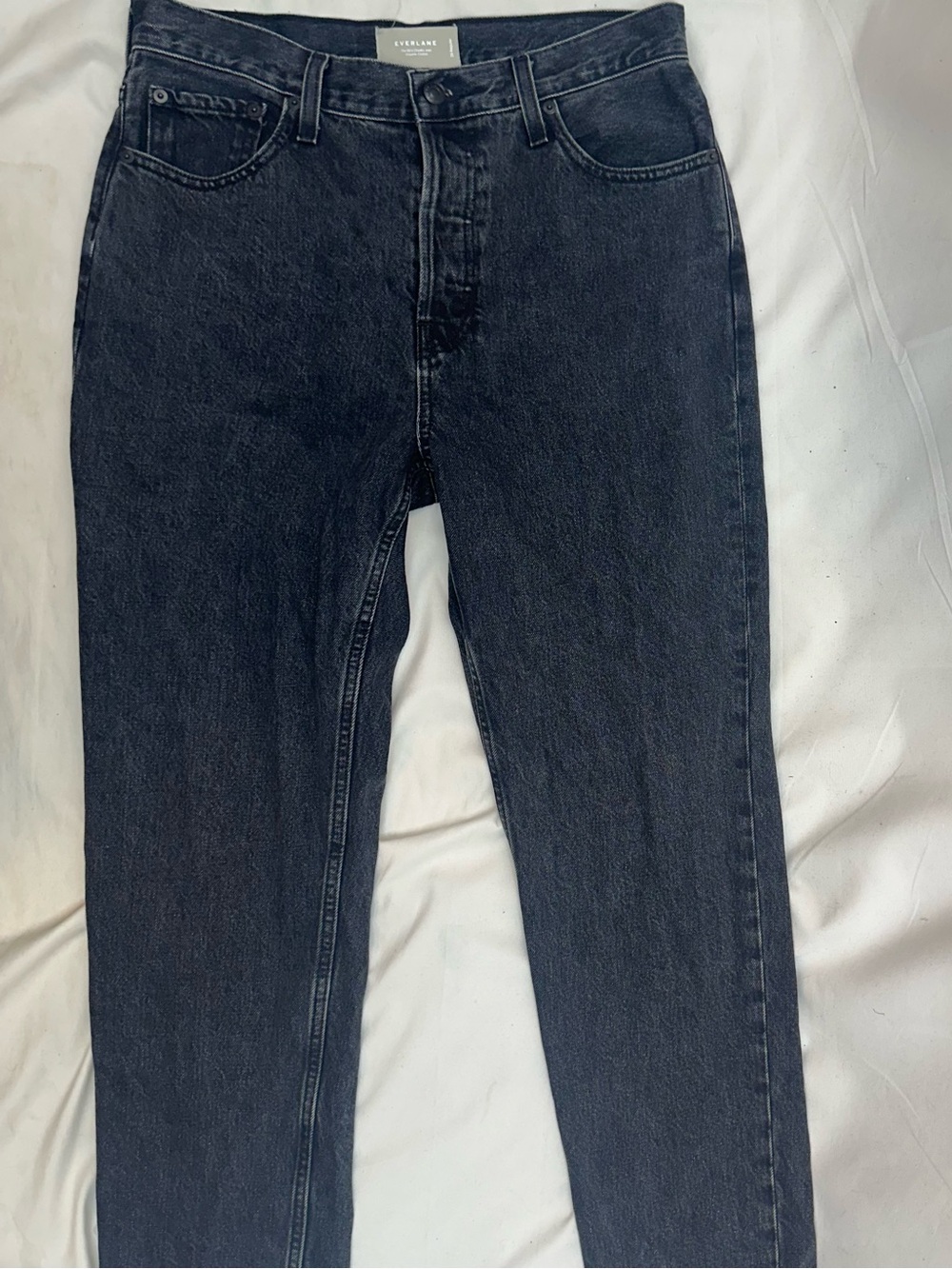 Everlane Black Wash 90’s Cheeky Straight Jeans 29